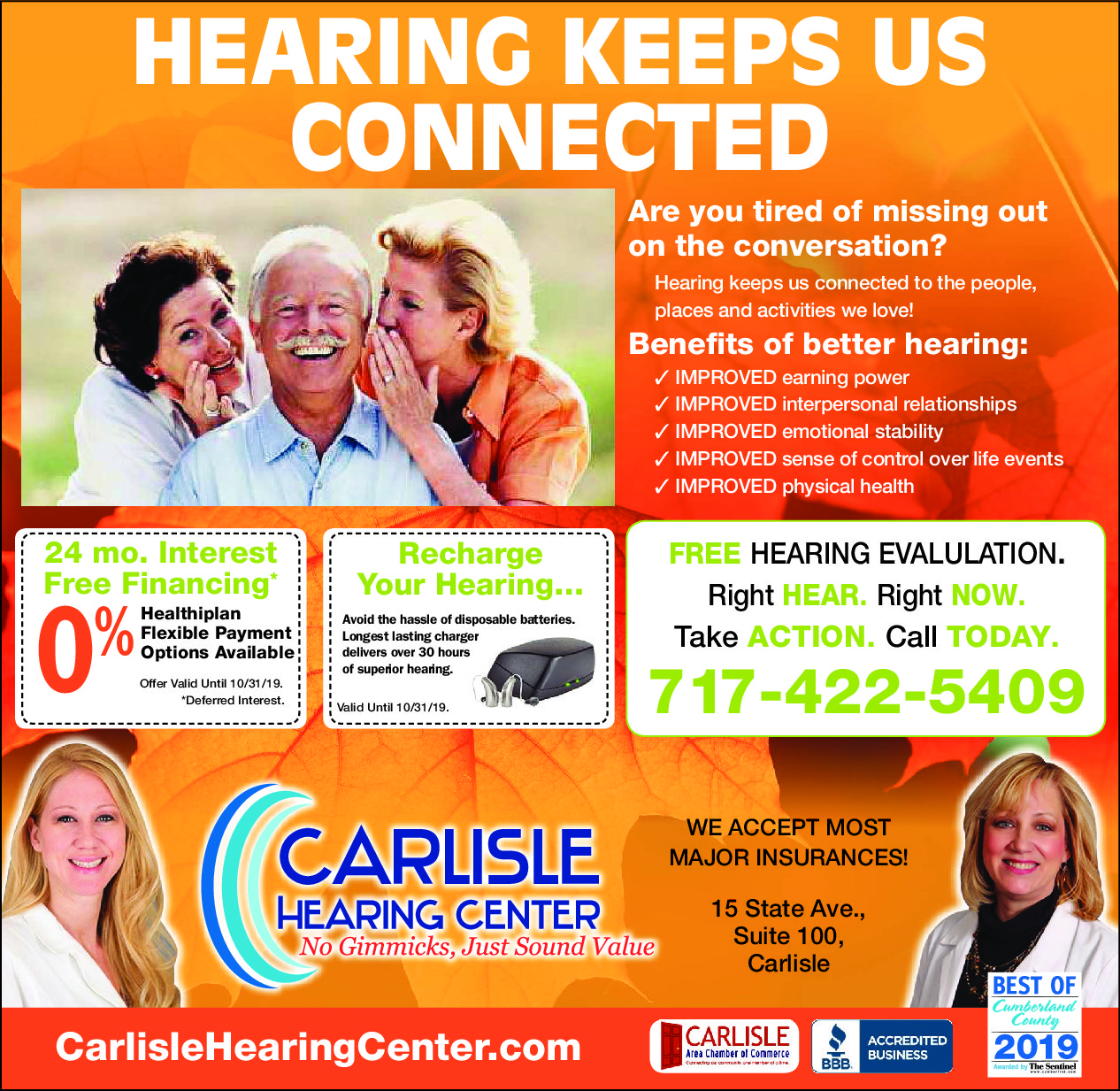 October 2019 Specials!